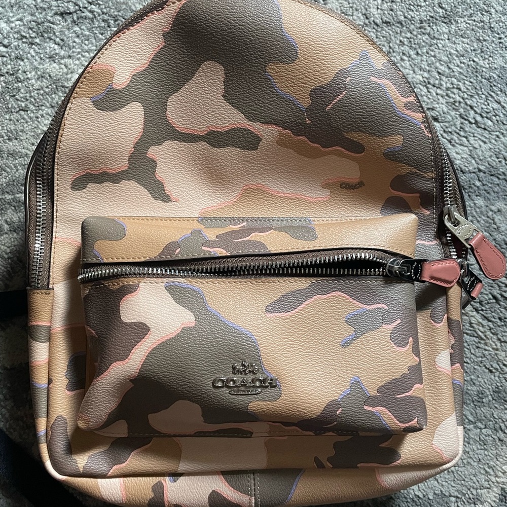 Coach mini/small camo backpack